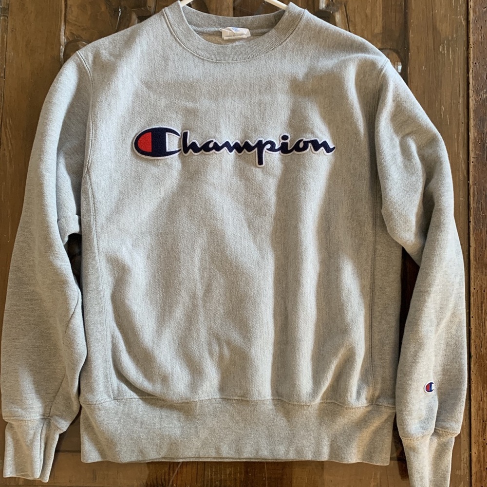 Grey champion sweatshirt